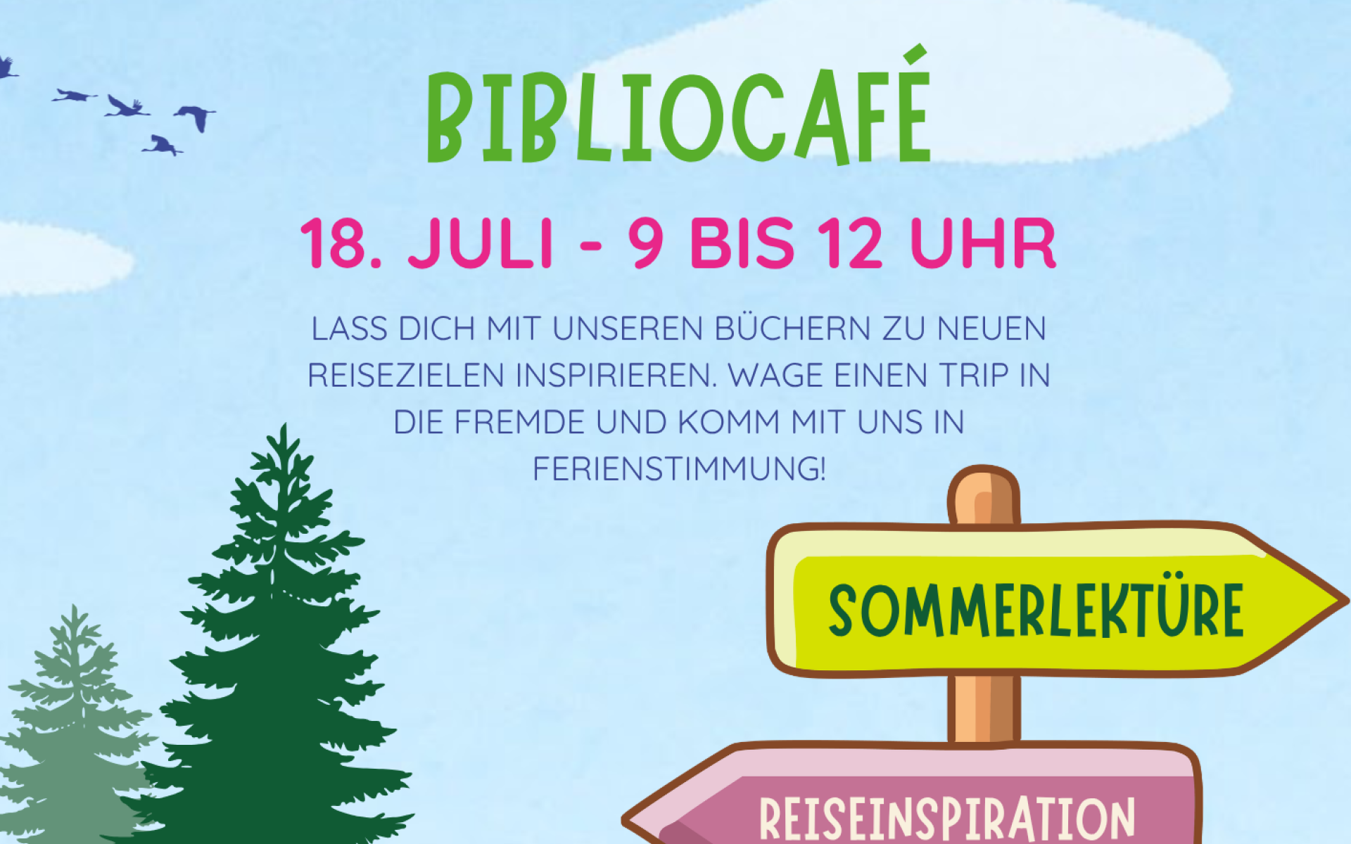 Bibliocafé Urlaubsfreuden