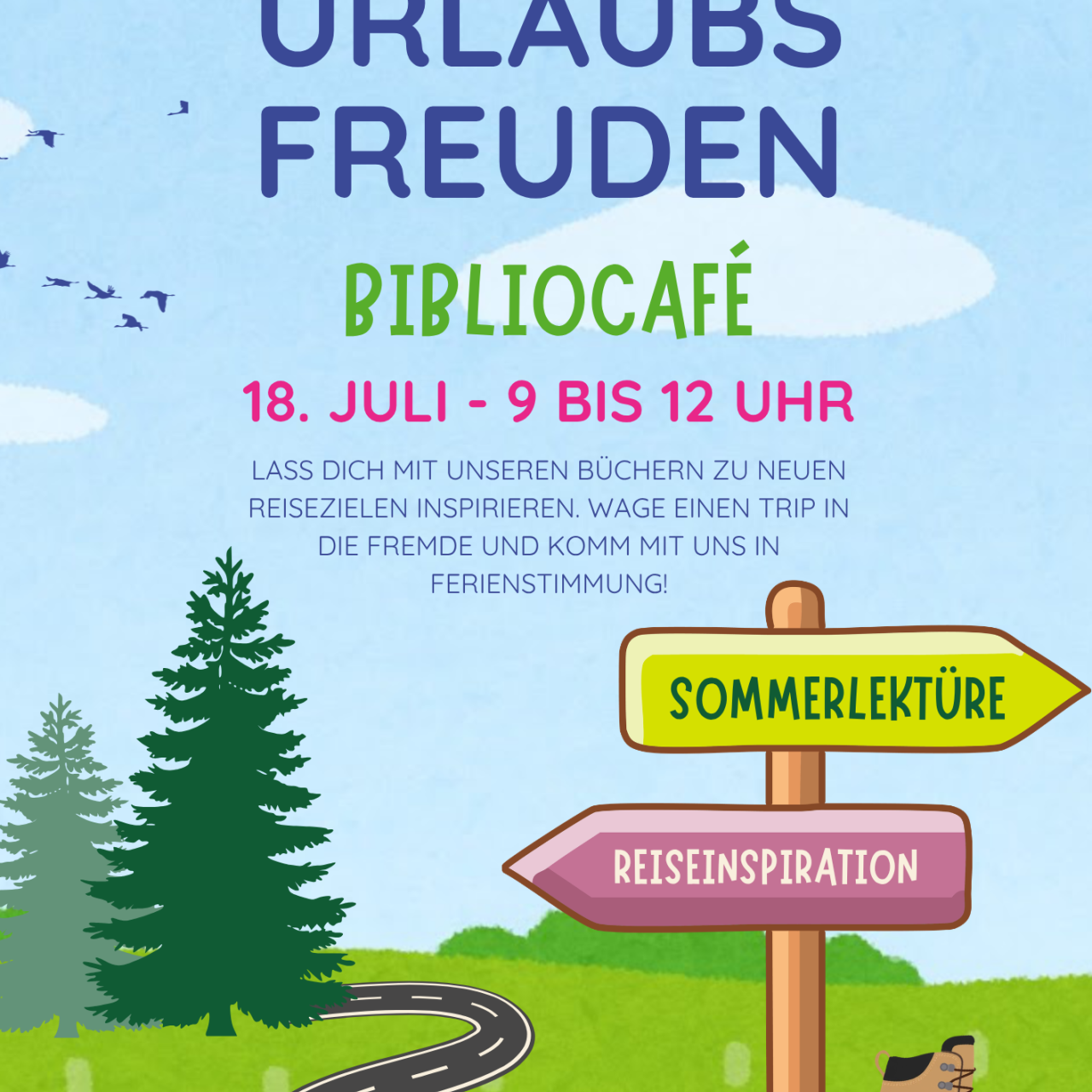 Bibliocafé Urlaubsfreuden